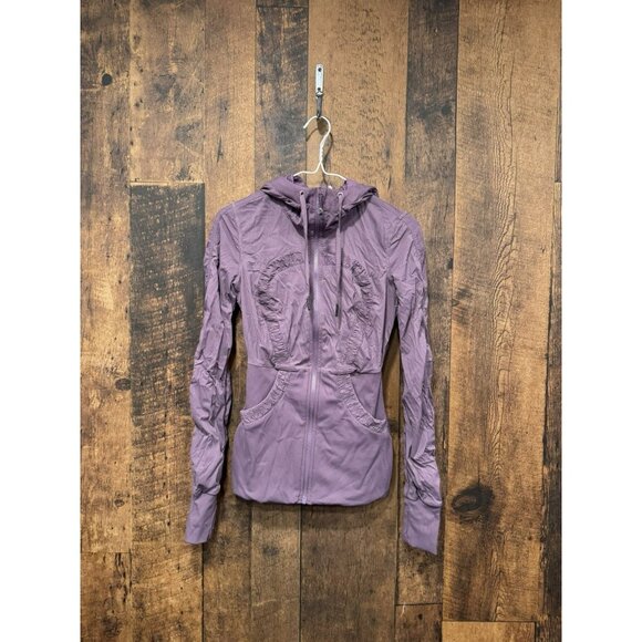 Lululemon Dance Studio Jacket III Purple Fog Size 4 - Picture 2 of 6